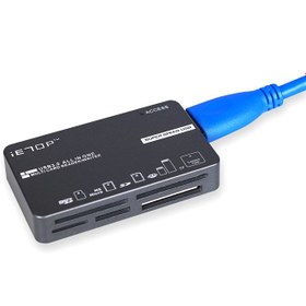 تصویر رم ریدر USB 3.0 مدل IETOP (کارت خوان USB 3.0) 