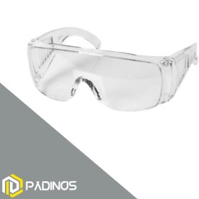 تصویر عینک ایمنی بغل کرکره ای 