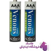 تصویر باتری نیم قلمی ونوس مدل Alkaline بسته 2 عددی Alkaline Venus half pen battery, pack of 2