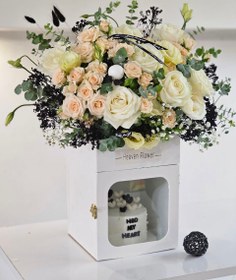 تصویر باکس گل و کیک 