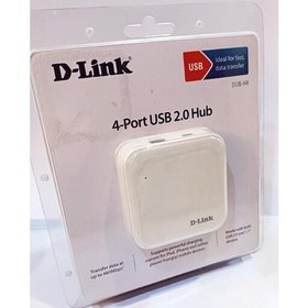 تصویر هاب یو اس بی 4 پورت دی-لینک مدل DUB-H4 ا D-Link DUB-H4 Port USB 2 Hub 