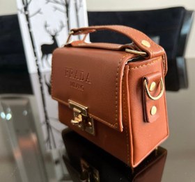 تصویر کیف زنانه مینی بگ عسلی کد 509 