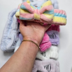 تصویر هدبند پاپیونی - سفید 