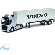 تصویر ماکت کشنده و کانتینر تریلی VOLVO FH 