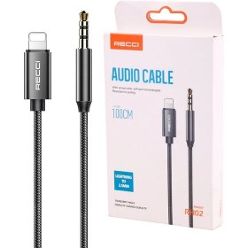 تصویر کابل تبدیل Recci RH02 Lightning To AUX 1m ا Recci RH02 Lightning To AUX 1m Cable 