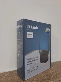 تصویر مودم adsl 2plus برند Dlink dsl124 با گارانتی آونگ 