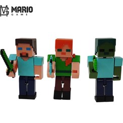 تصویر لگو ماینکرفت 3عددی Lego minecraft