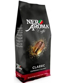 تصویر دانه قهوه نرو آروما کافه کلاسیک 1کیلویی Nero Aroma Caffe Classic Coffee Beans 