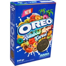 تصویر کورن فلکس میوه ای اورئو رنگین کمانی (340 گرم) oreo oreo