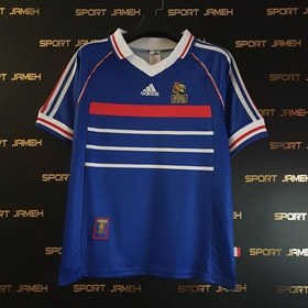 تصویر لباس نوستالژی فرانسه جام جهانی 1998 ا France Home Kit 1998 Original Thailand France Home Kit 1998 Original Thailand