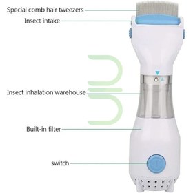 تصویر شانه ضد شپش وی کامب مدل TTVC02 Anti-lice comb VT Comb model TTVC02