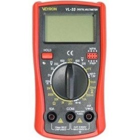تصویر مولتی متر دیجیتال - مدل VEYRON VL-33 