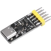 تصویر ماژول مبدل USB TYPE-C به سریال TTL تراشه CH343P 
