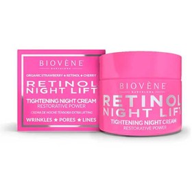 تصویر کرم شب لیفت رتینول بایوون اورجینال Biovene retinol night lift