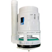 تصویر پمپ تخلیه توالت فرنگی دو زمانه ۳ اینچ استیل دار 