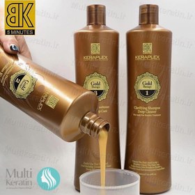 تصویر کراتین کراپلکس گلد اورجینال | Keraplex Gold حجم 1000 میل Keraplex Gold Therapy 1000 ml