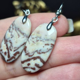 تصویر گوشواره سنگ جاسپر کد k1188 