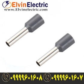 تصویر سرسیم وایرشو دو و نیم ۲/۵ تک مدل (BE2508) بسته۱۰۰عدد برند PL CORD END TERMINAL