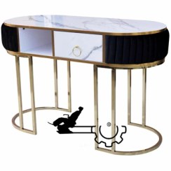 تصویر میز ناخن مدل بغل چرم 