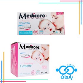 تصویر تست بارداری مدیکور مدل Cassette ۹۹.۸٪ بستهٔ ۱ عددی 