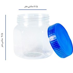 تصویر ظرف پت پلاستیکی کد 06 500 گرمی مخصوص بسته بندی کسب و کارهای اینترنتی بسته 20 عددی 