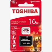 تصویر میکرو اس دی توشیبا (رم موبایل) 16گیگ TOSHIBA