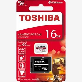 تصویر میکرو اس دی توشیبا (رم موبایل) 16گیگ TOSHIBA