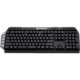 تصویر کیبورد مخصوص بازی کوگر مدل 500K با حروف فارسی Cougar 500K Gaming Keyboard With Persian Letters