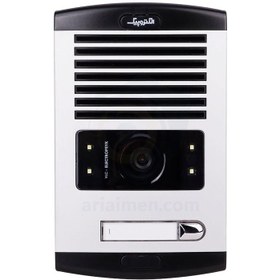 تصویر پنل آیفون تصویری الکتروپیک مدل 1086 تک واحدی Electropeyk RFID 1086