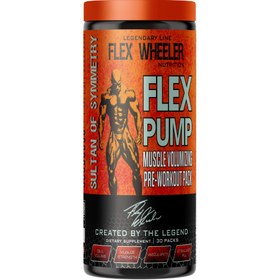 تصویر پمپ 30 سروینگ فلکس ویلر Flex Wheeler Nutrition Flex Pump Muscle Volumzing Preworkout - 30serv