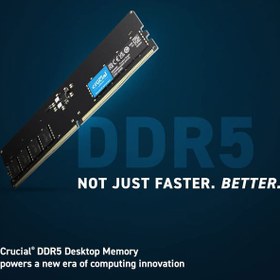 تصویر Ram Crucial UDIMM 16GB DDR5 5200MHz 