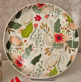 تصویر ظروف سرامیک گلدار 