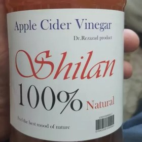 تصویر سرکه سیب خانگی یک لیتری 