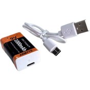 تصویر باتری کتابی 1000 میلی امپری قابل شارژ 