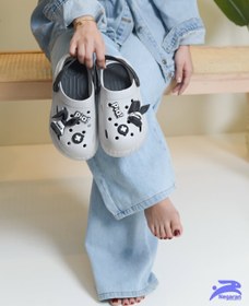 تصویر دمپایی کراکس زنانه و دخترانه مدل میلو - زرشکی / ۴۰ milo