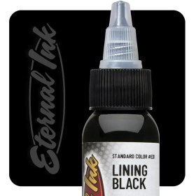 تصویر رنگ تتو لاینینگ بلک اترنال LINING BLACK 