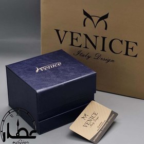 تصویر ساعت مچی ست فلزی ونیز مدل 80147SIL-G-W VENICE