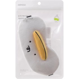 تصویر ماسک چشم ژل دار (خواب) مینیسو، مدل Miniso Animal Eye Mask، اردک، سفید 