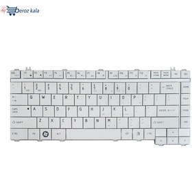 تصویر کیبرد لپ تاپ توشیبا Satellite A200 سفید ا Keyboard Laptop Toshiba Satellite A200 White Keyboard Laptop Toshiba Satellite A200 White