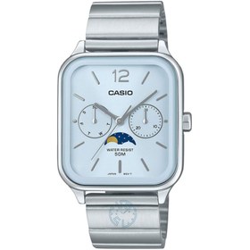 تصویر ساعت مچی مردانه استیل کوارتز مدل MTP-M305D-2AV برند casio Quartz Moonphase Stainless Steel Men's Watch MTP-M305D-2AV