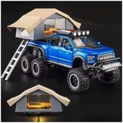 تصویر ماکت وانت فورد رپتور همراه با کمپر 