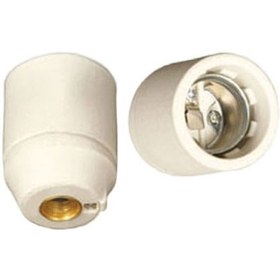 تصویر سرپیچ آویز دو تکه راکورد پلاستیکی E27 