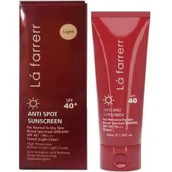 تصویر کرم ضد آفتاب و ضد لک رنگي لافارر پوست هاي خشک و معمولي 