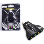 تصویر کارت صدا اکسترنال 7 کاناله usb p-net 