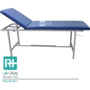 تصویر تخت معاینه پایه ثابت پشتی متحرک B3 Movable fixed backrest examination bed B3