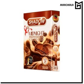 تصویر کاندوم شادو مدل میدنایت 12 عددی Shadow Midnight Candom 12pcs