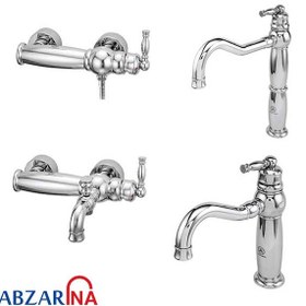 تصویر شیرالات قهرمان مدل آنتیک ghahreman gold mate Antik taps