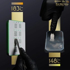 تصویر خمیر قلع 2UUL مشکی ۱۸۳ درجه 