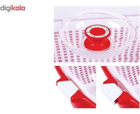 تصویر سبد نان و سبزی لیمون مدل یاس بزرگ - خاکستری 