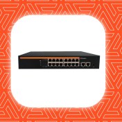 تصویر سوئیچ شبکه 16 پورت 1000 با اپلینک 1000 